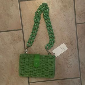 Green wicker bag 💚